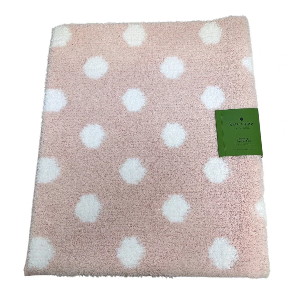 Kate Spade New York Pink White Polka Dot 21